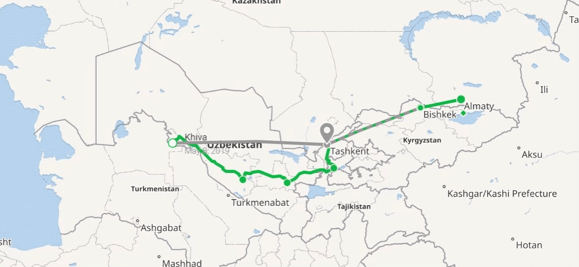Central Asia 17 Days Tour (KZ · KG · TJ · UZ)